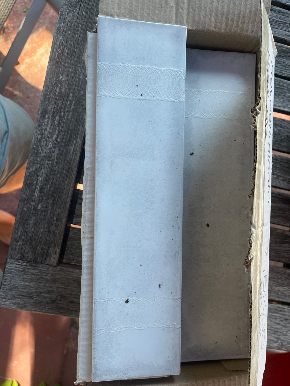 Cifre Ceramica wandtegels Wit 7,5x30 cm - Nieuw in doos, Ophalen, Nieuw, Minder dan 20 cm, 20 tot 40 cm