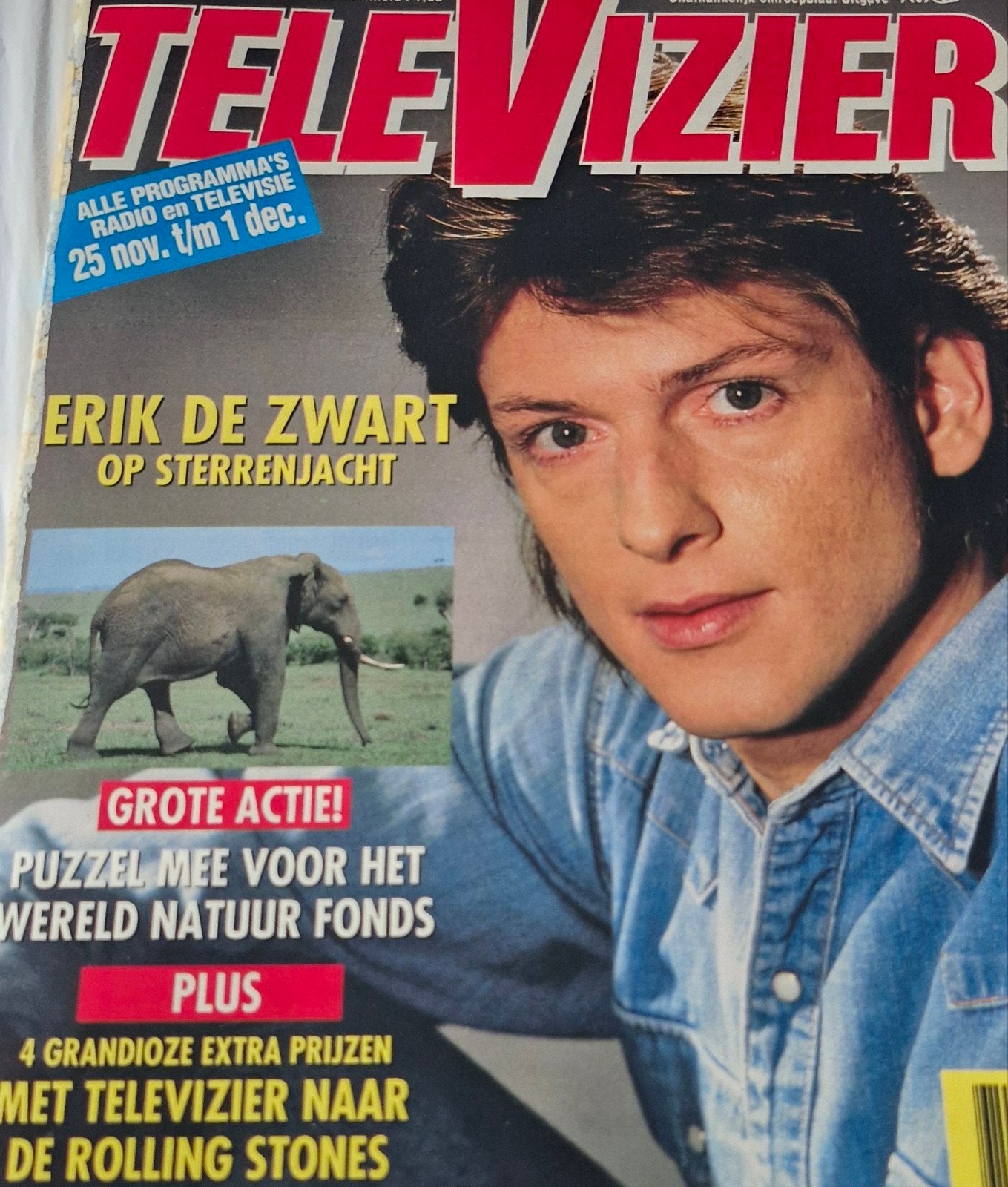 Televizier l1989- - Erik de Zwart, Rolling Stones, Ornella, Boeken, Ophalen of Verzenden, Gelezen, Muziek, Film of Tv