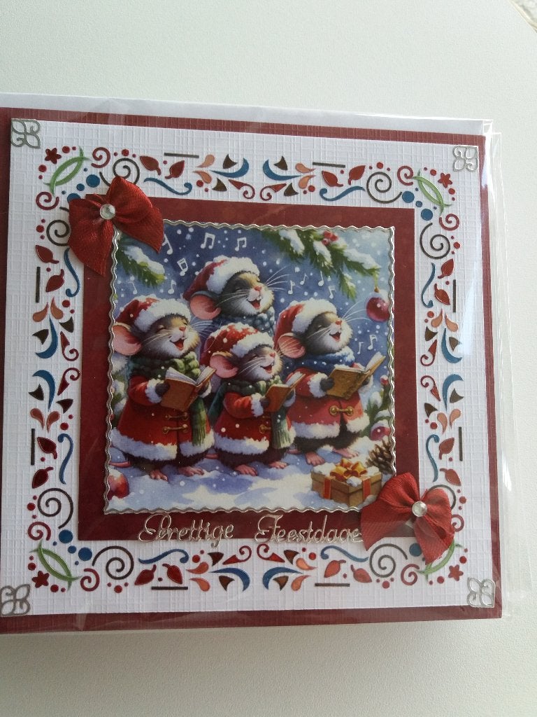 Kerstkaartje no. 01, Ophalen of Verzenden, Nieuw, Kerst