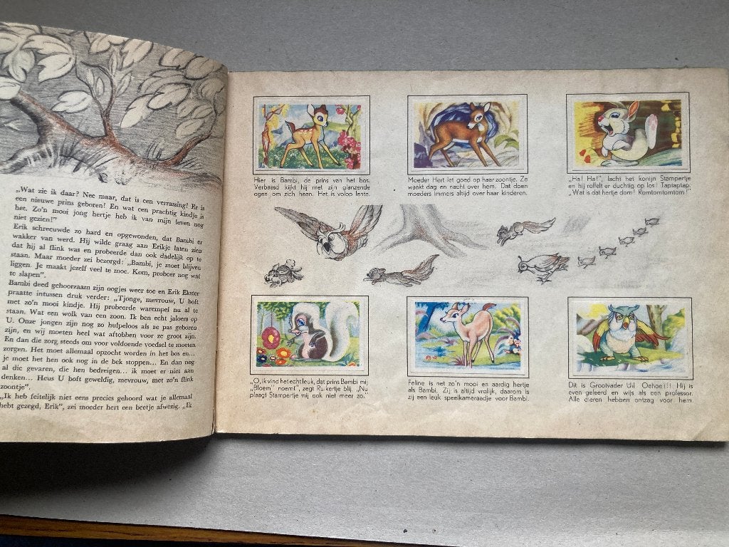 T.K. Prentenboek Bambi Compleet met plaatjes, Ophalen of Verzenden, Gelezen, Walt Disney, Prentenboek