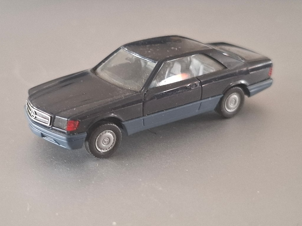 1:87 Mercedes 560 SEC zwart Herpa € 4, Verzenden, Zo goed als nieuw, Auto, Herpa
