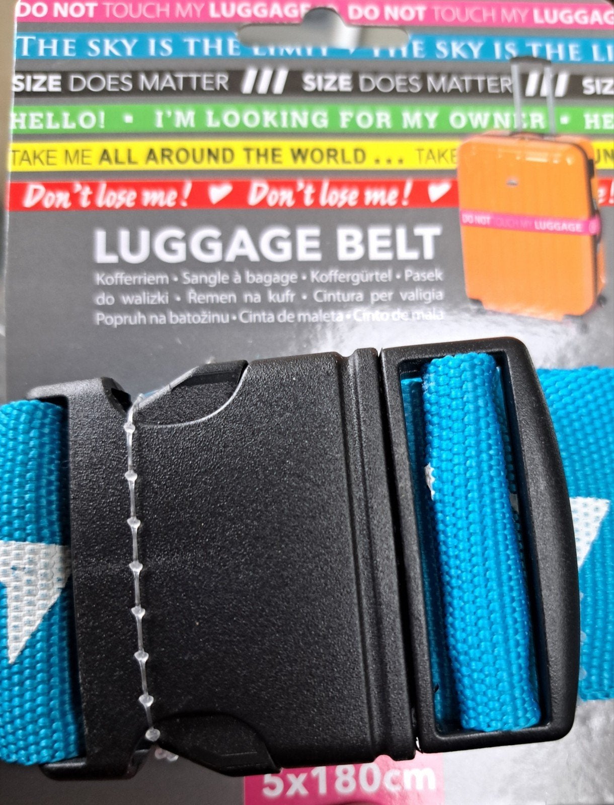 Kofferriem / Luggagebelt nog nieuw verpakt.
Zo zit uw koffer, Ophalen of Verzenden, Nieuw, Hard kunststof