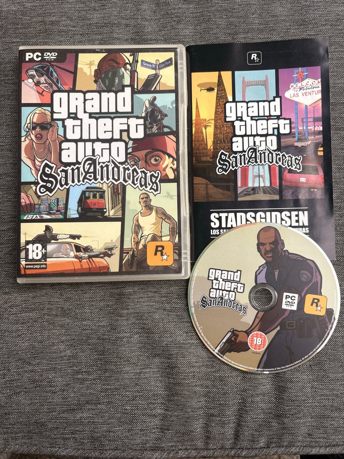 Grand Theft Auto San Andreas PC DVD - Klassieke Actiegame, Avontuur en Actie, Vanaf 18 jaar, 1 speler, Ophalen of Verzenden
