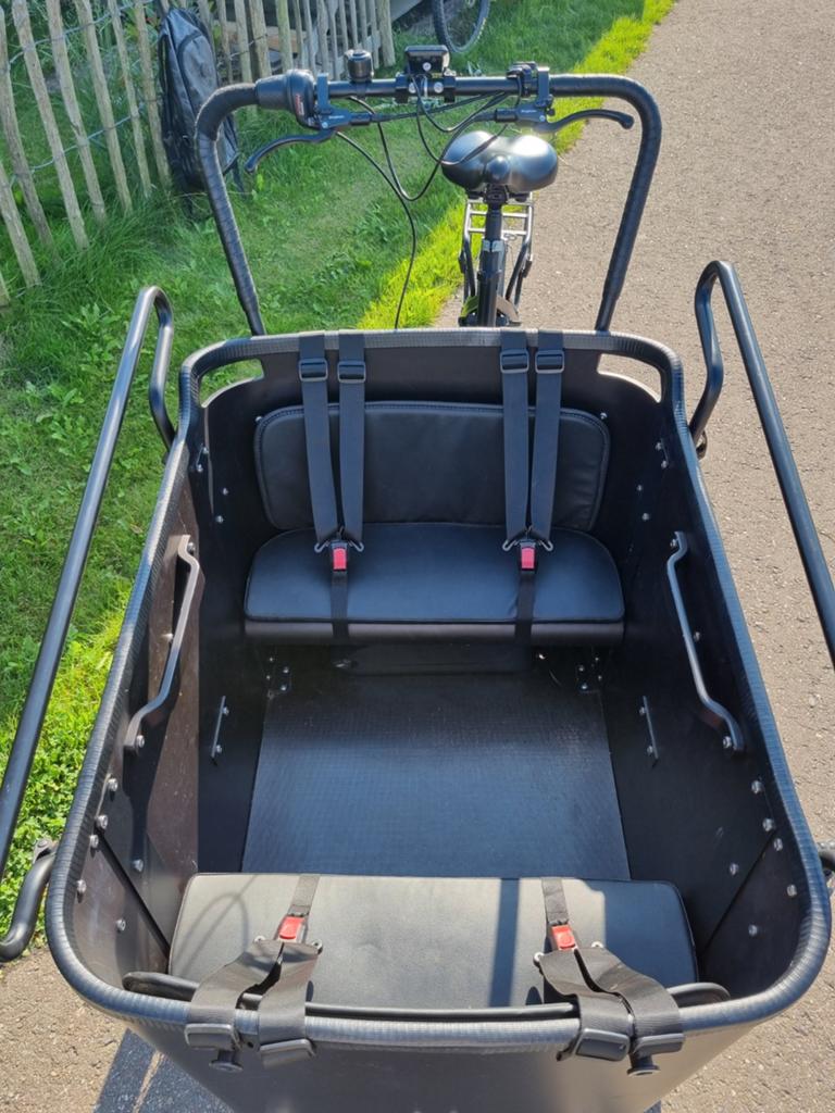 Vogue Superior Deluxe Elektrische Bakfiets, 4 kinderen of meer, Elektrisch, Zo goed als nieuw, Schijfrem