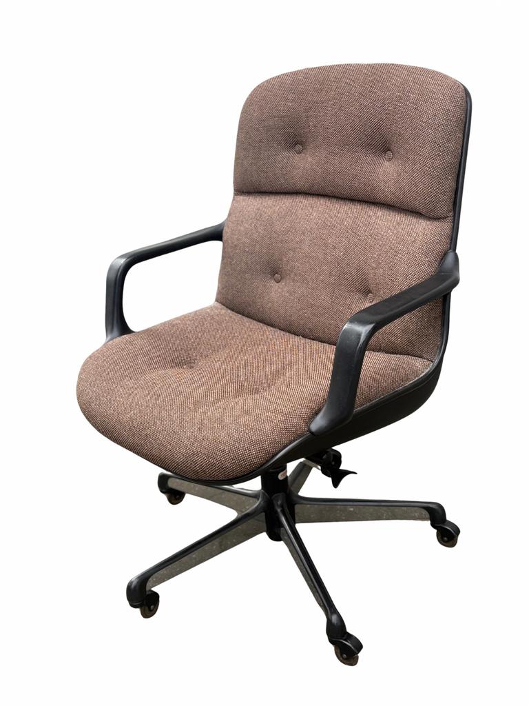 Vintage Design Blikvanger: Comforto Bureaustoel (Jaren '70), Ophalen, Gebruikt, Zwart