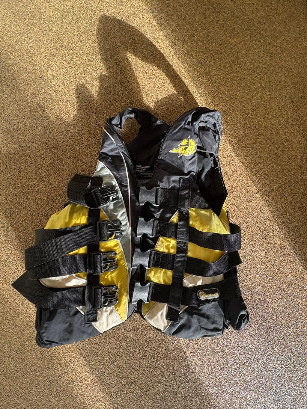 Jobe 4 Buckle zwemvest Lime, Geen board, Ophalen of Verzenden, Gebruikt, 9 m²