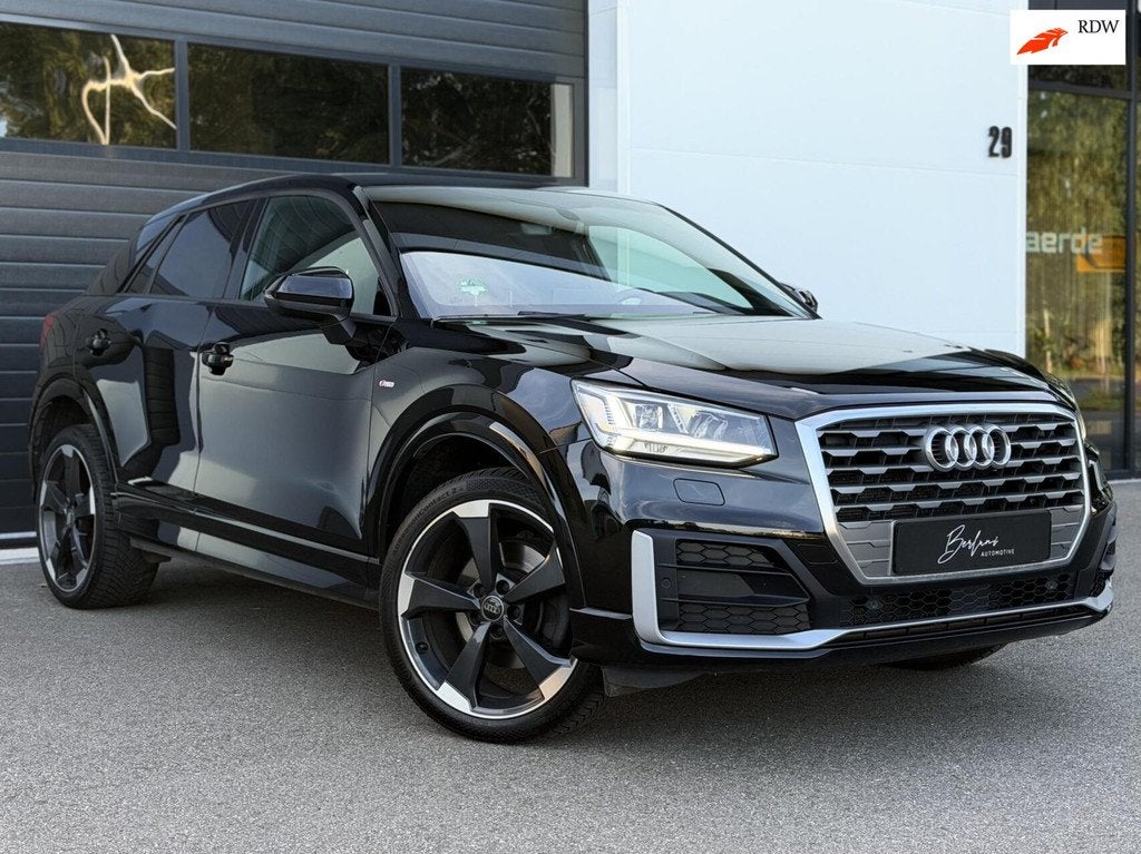 Audi Q2 1.4 TFSI CoD S-line Automaat! |Dealer ondh|Stoelverw, Auto's, Audi, 4 cilinders, 150 pk, Leder en Stof, Zwart