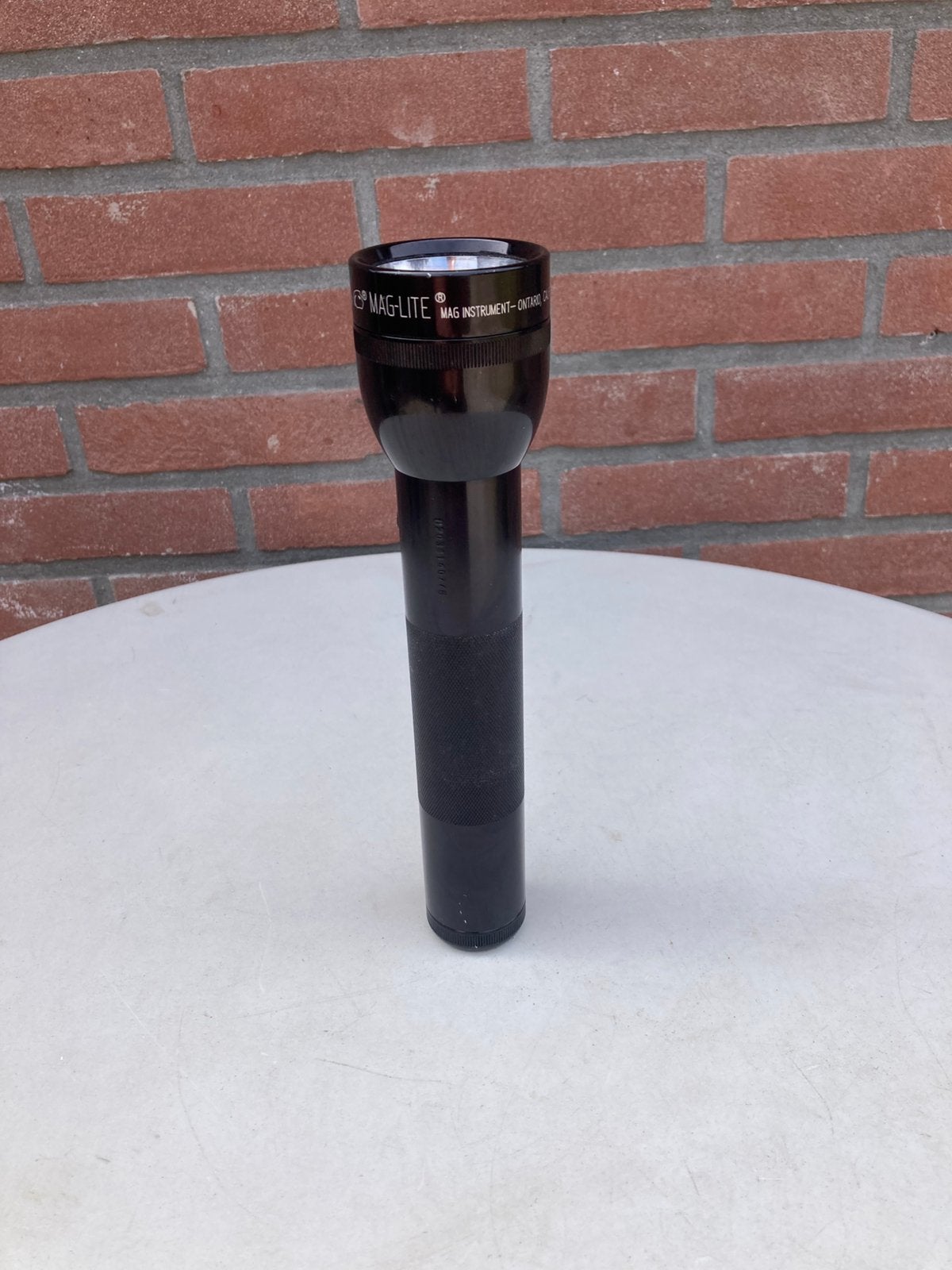 Maglite met batterijen 250mm lang, Caravans en Kamperen, Zaklampen, Ophalen of Verzenden, Gebruikt, Batterij
