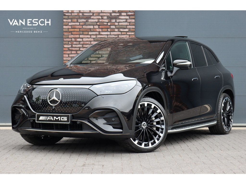 Mercedes-Benz EQE SUV 500 4MATIC AMG Line 91 kWh | 61.000,-, Auto's, Mercedes-Benz, Gebruikt, Zwart, Met garantie (alle), Zwart