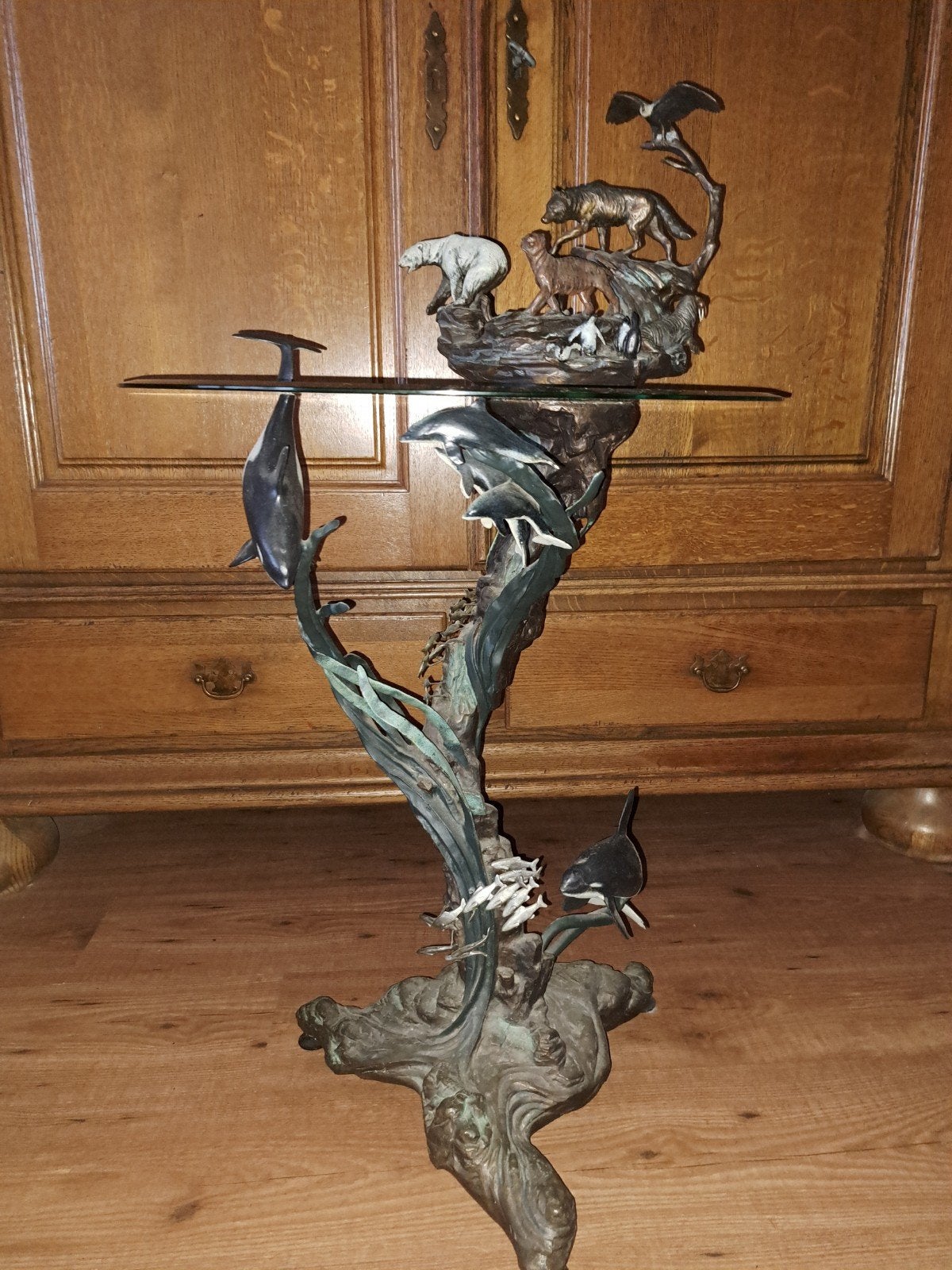 Franklin Mint 'Wildlife of the World' sculptuur, Overige onderwerpen, Gemerkt, Beeld, Noord-Amerika