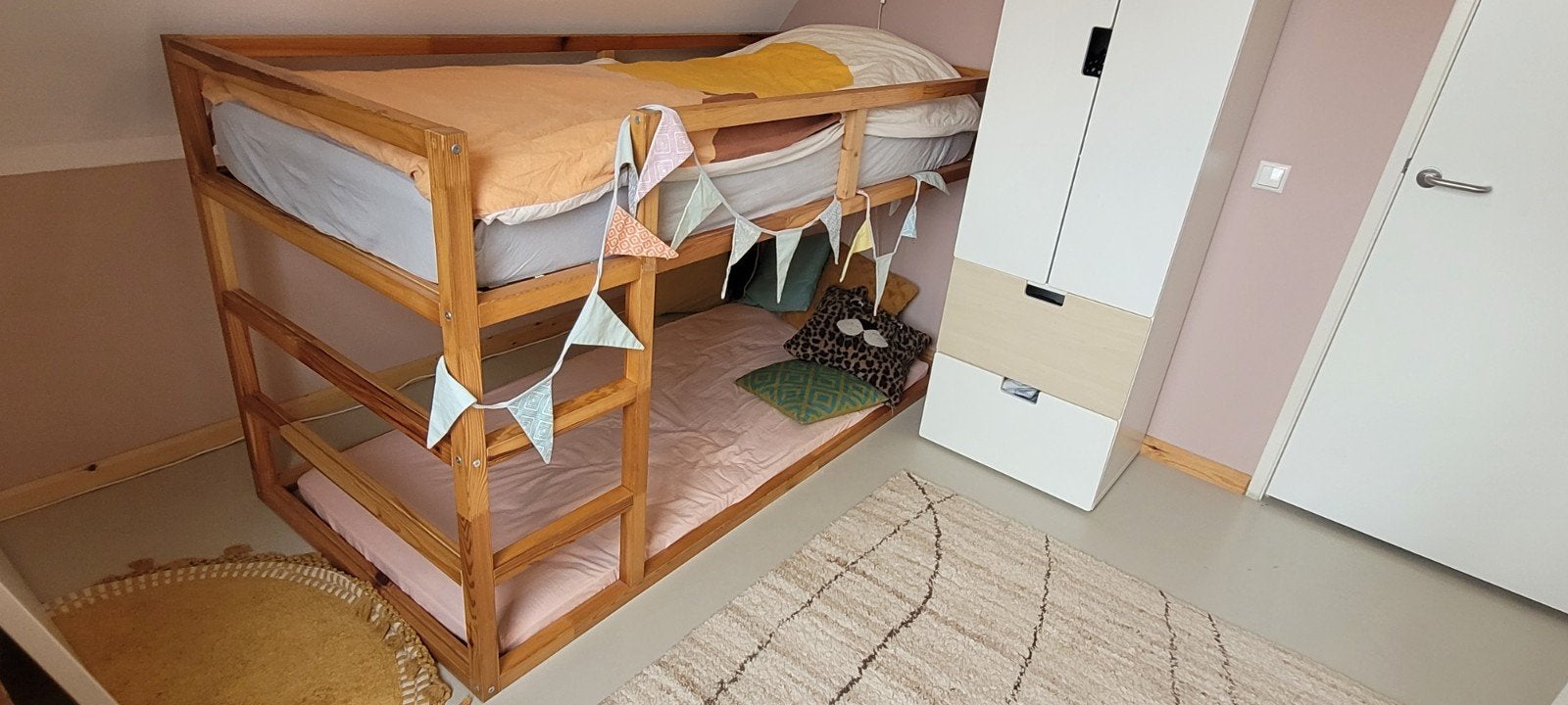 Ikea Kura hoogslaper multifunctioneel bed matrasmaat  90x200, Kinderen en Baby's, Ophalen, Gebruikt, Hoogslaper