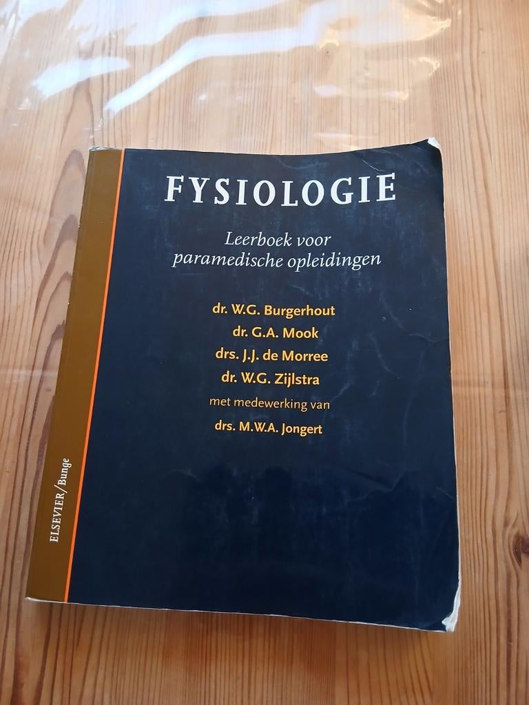 Fysiologie:  voor paramedische opleidingen, Ophalen of Verzenden, Beta, Gelezen, HBO