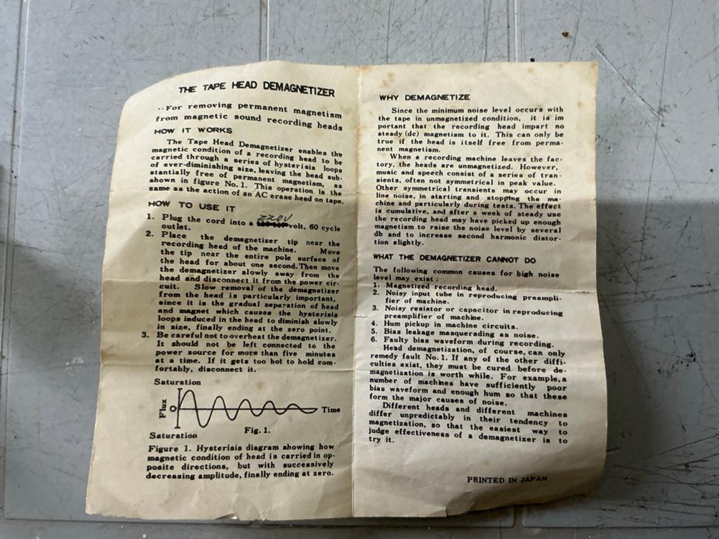 BANDRECORDER  BANDEN PLAKER en banden demagnetiseren, Ophalen of Verzenden, Met banden