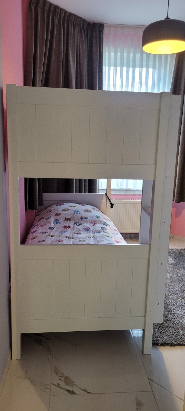 Stevig wit stapelbed - perfect voor kinderkamer, 90 cm, 160 tot 180 cm, Tweepersoons, Ophalen of Verzenden