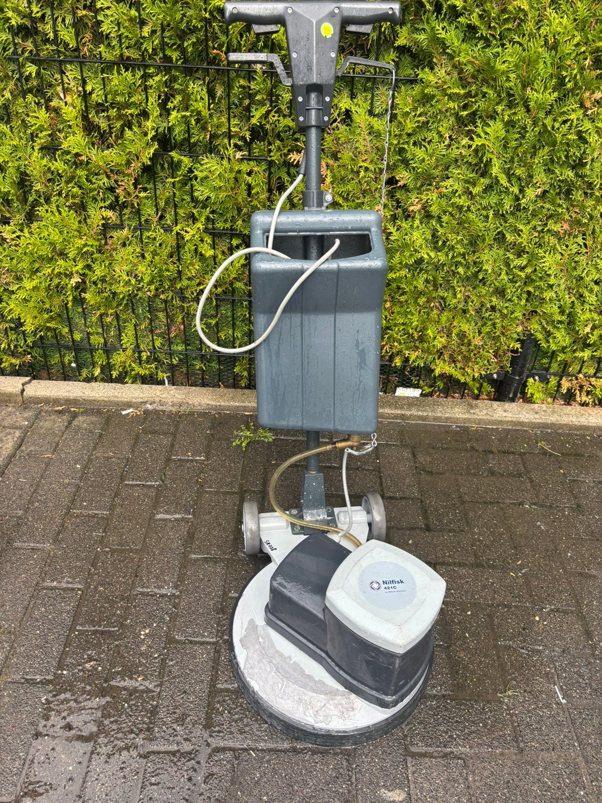 Schrobmachine nilfisk 421c, Ophalen, Gebruikt