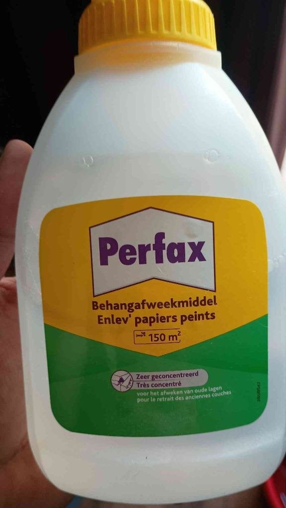 Perfax Behangafweekmiddel - 500ml, tot 150 m², Overige patronen, Overige typen, Overige merken, 75 m² of meer