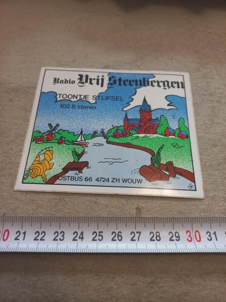 Radio vrij Steenbergen wouw toontje stijfsel, Verzamelen, Ophalen of Verzenden, Zo goed als nieuw