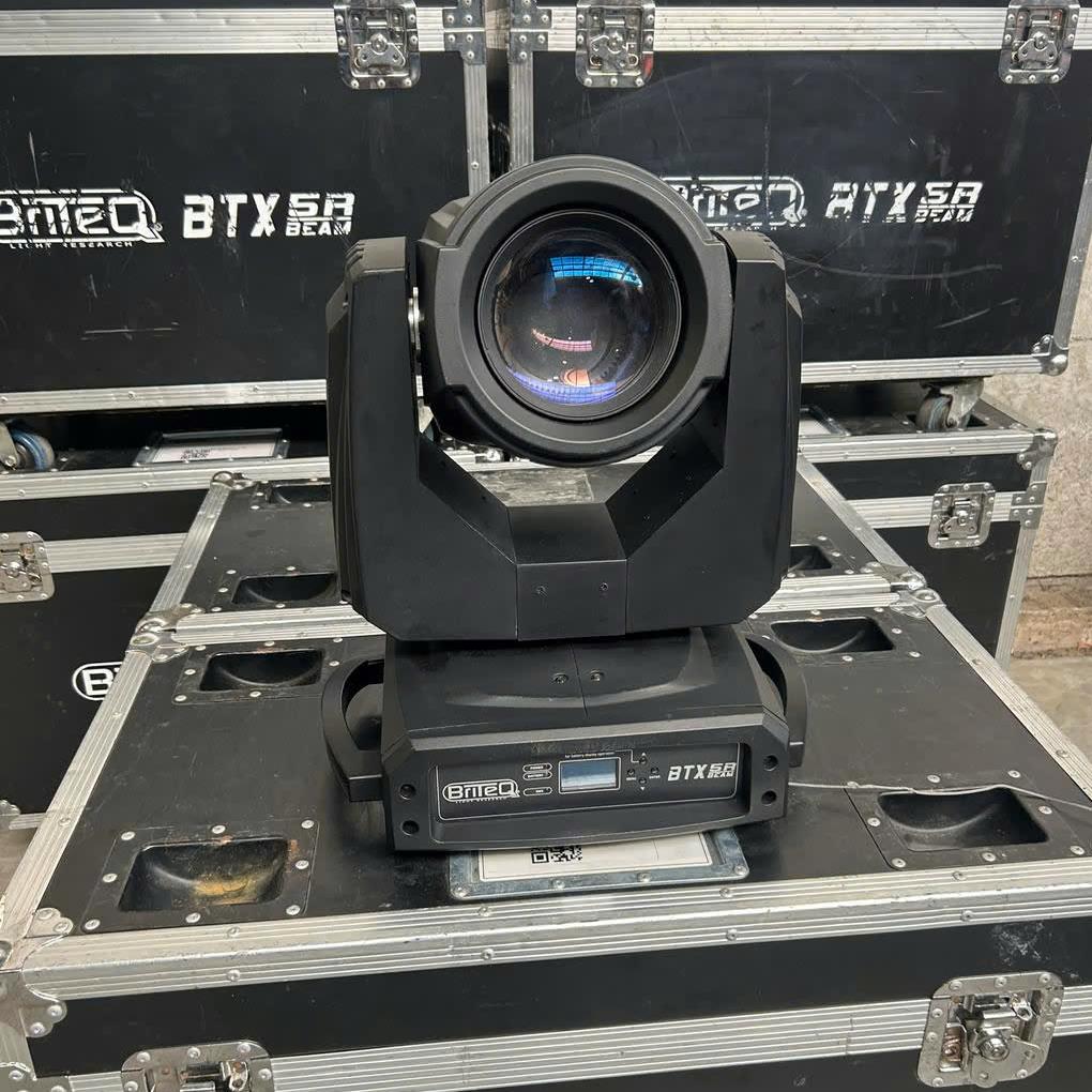 Briteq BTX-5R Beam Moving Head – 2 stuks incl. kist, Ophalen, Gebruikt, Info@briteq-lighting.com, Briteq