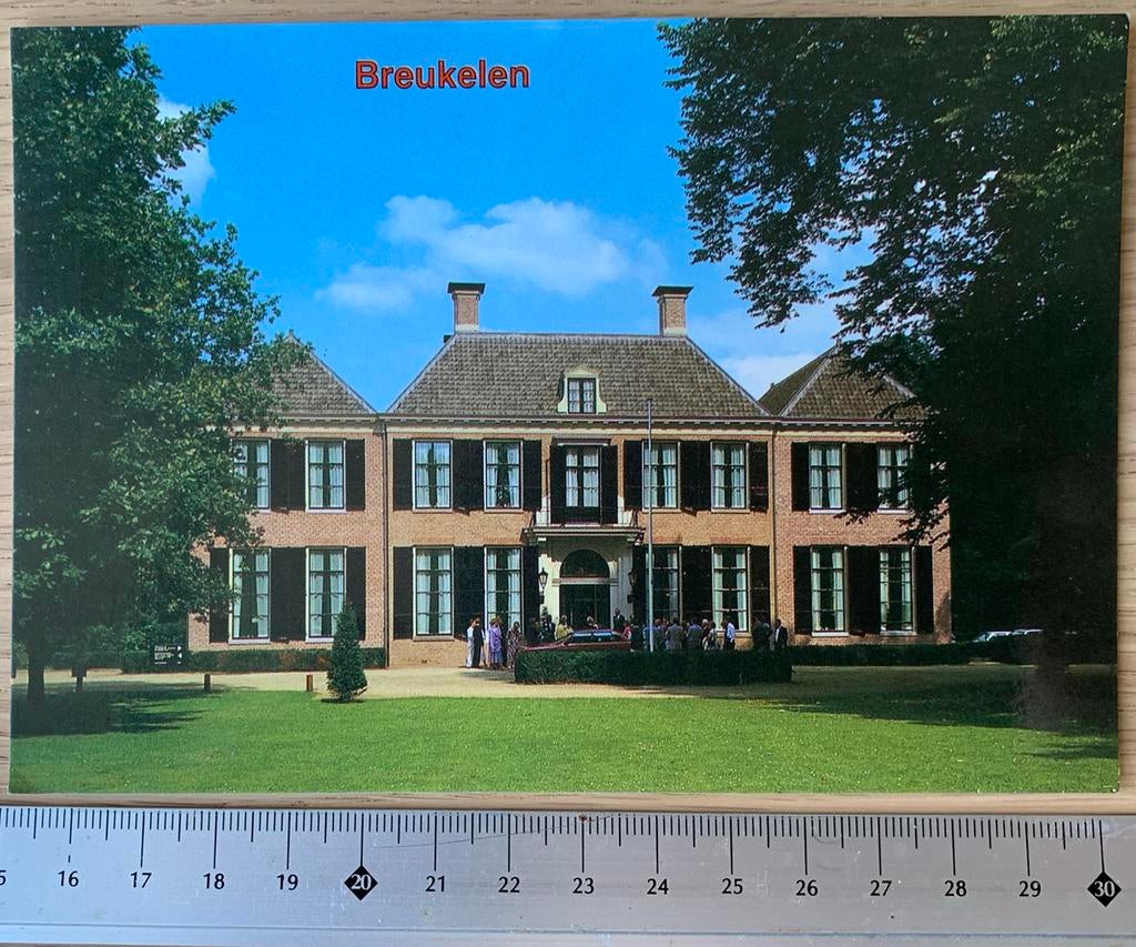 Ansichtkaart Breukelen gemeentehuis (ongelopen), Verzamelen, Ansichtkaarten | Nederland, Ophalen of Verzenden, 1960 tot 1980, Ongelopen