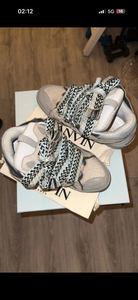 Lanvin Curb [Grey], Kleding | Heren, Schoenen, Overige kleuren, Overige typen, Ophalen of Verzenden, Zo goed als nieuw