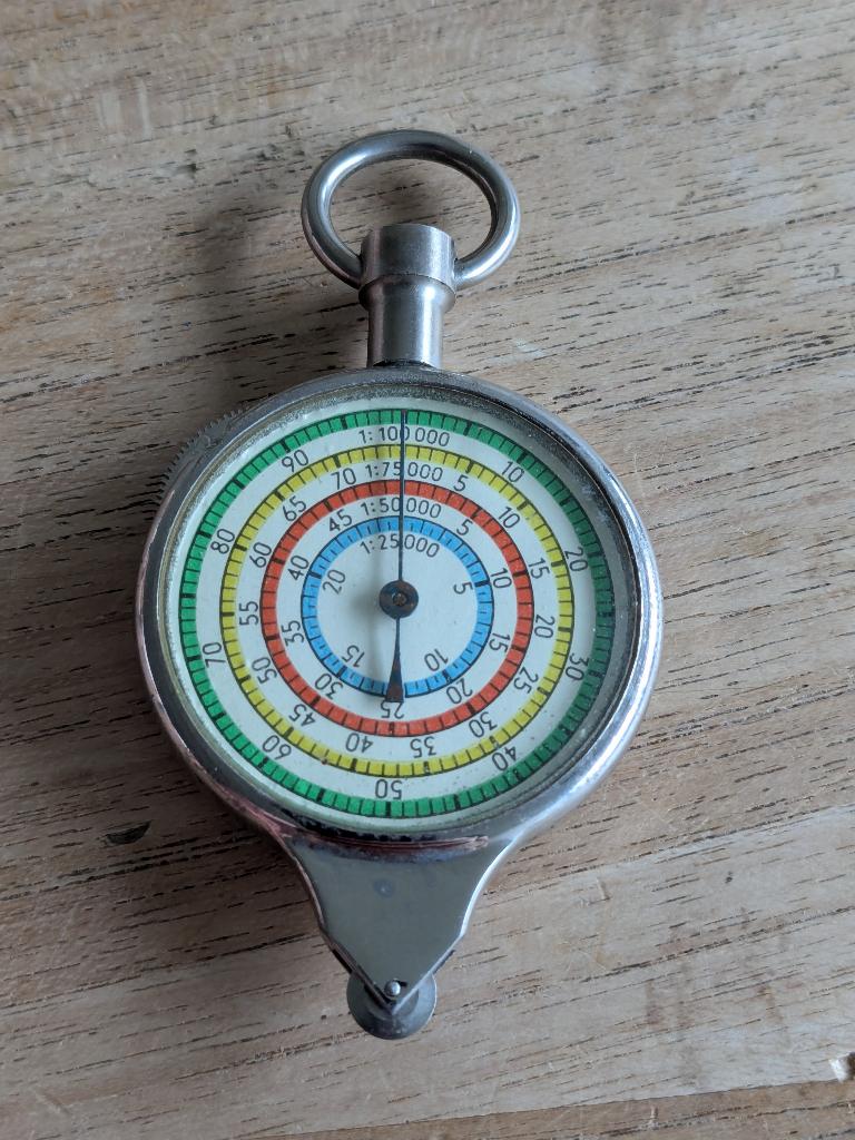 Vintage curvimeter opisometer, Antiek en Kunst, Ophalen of Verzenden