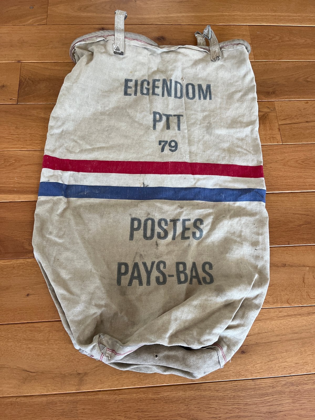 Vintage PTT Postzak - Eigendom PTT 79 Postes Pays-Bas, Ophalen of Verzenden