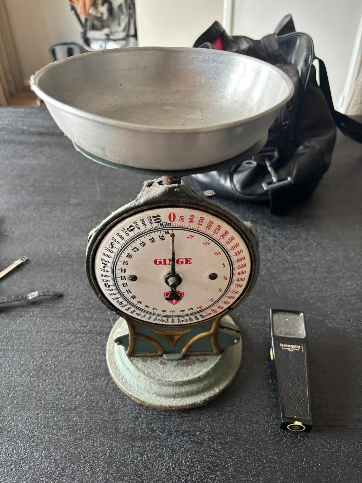 Vintage Ginge scandinasche weegschaal keuken schaal, Gebruikt, ., Ophalen of Verzenden, .