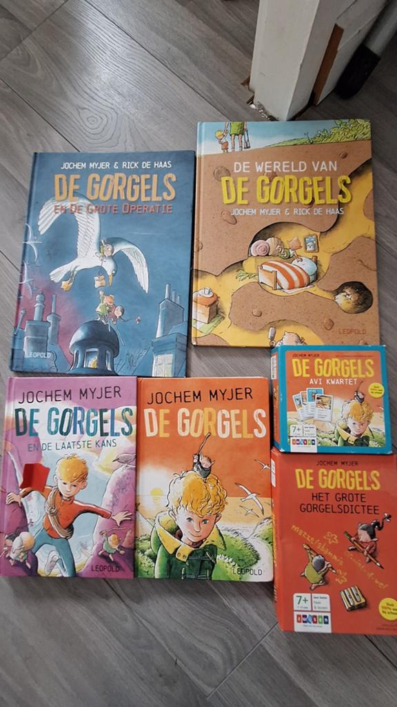 Set van boeken en spellen van de Gorgels van Jochem Myjer, Ophalen, Fictie algemeen