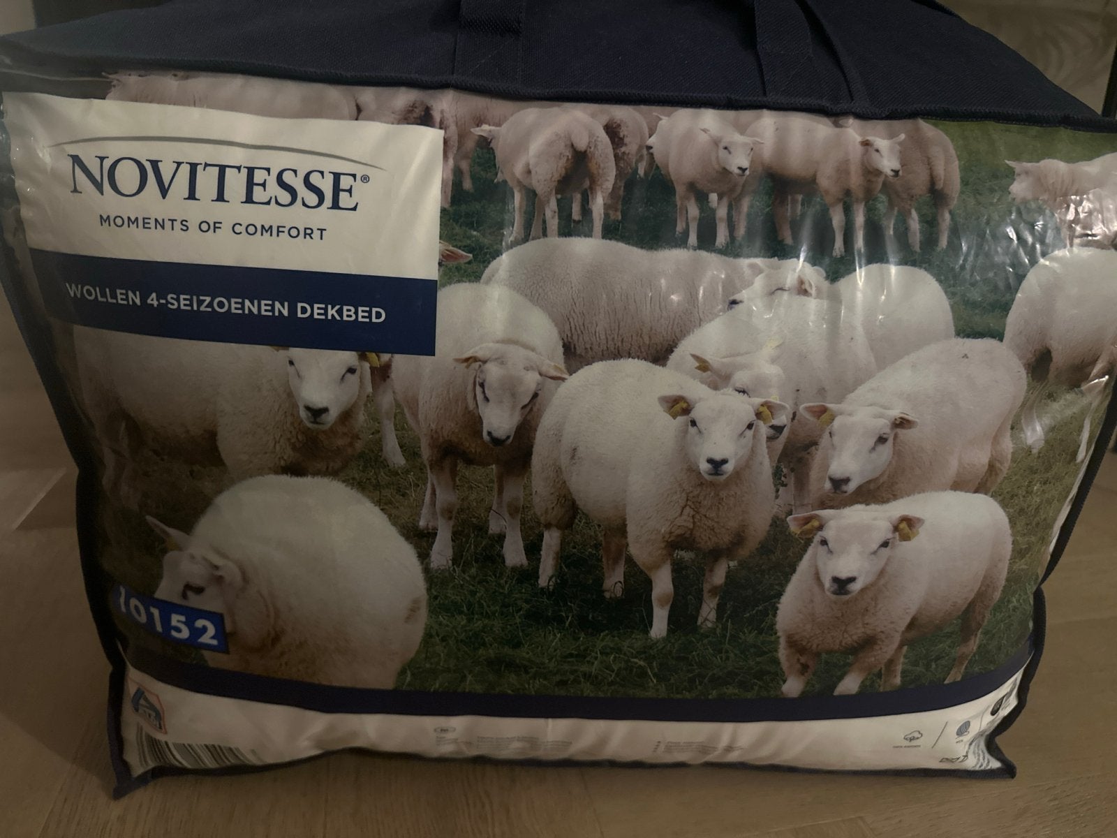 Novitesse Wollen 4-seizoenen dekbed 240x220 cm, Ophalen, Tweepersoons, Overige merken, Wol