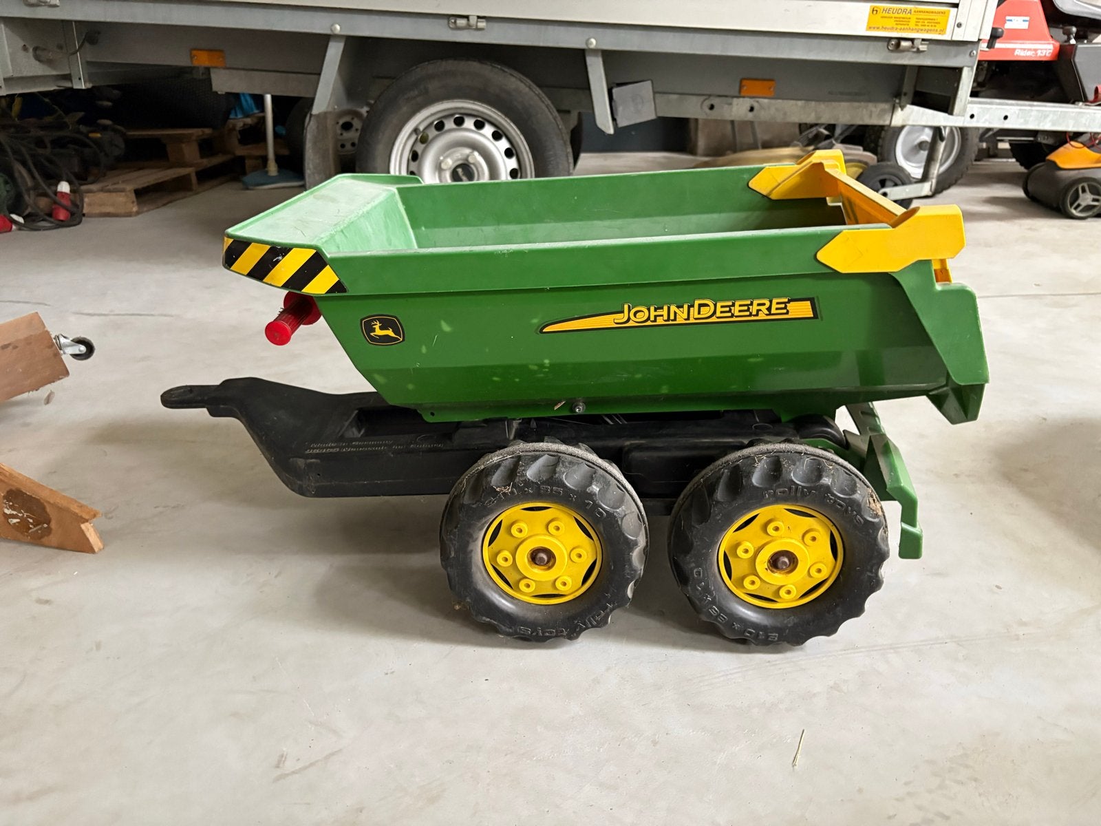 RollyToys John Deere kiepkar tandemasser voor traptractor, Kinderen en Baby's, Speelgoed | Speelgoedvoertuigen, Ophalen, Gebruikt
