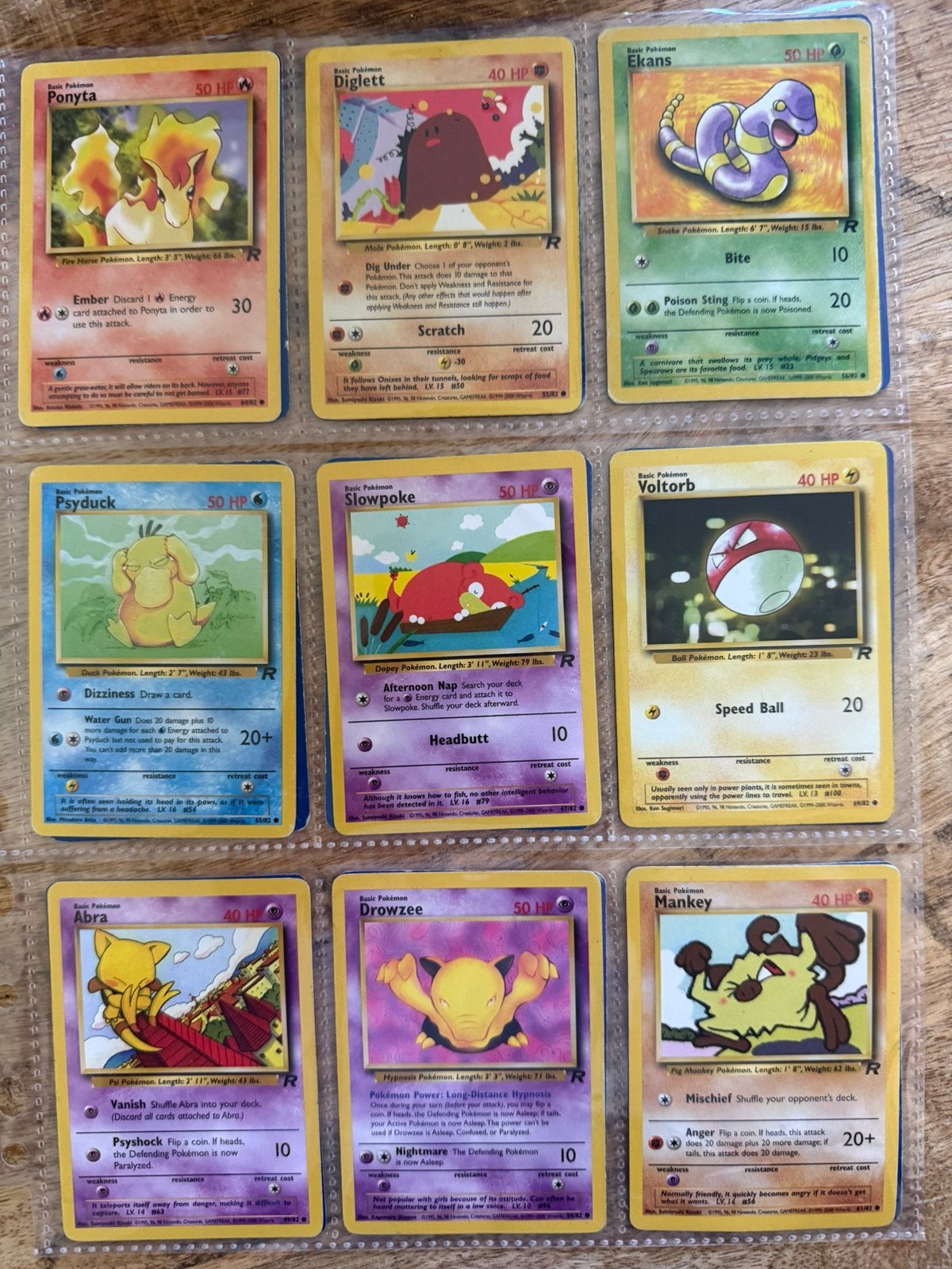 Vintage pokemon collectie, Hobby en Vrije tijd, Verzamelkaartspellen | Pokémon, Ophalen of Verzenden, Zo goed als nieuw, Meerdere kaarten