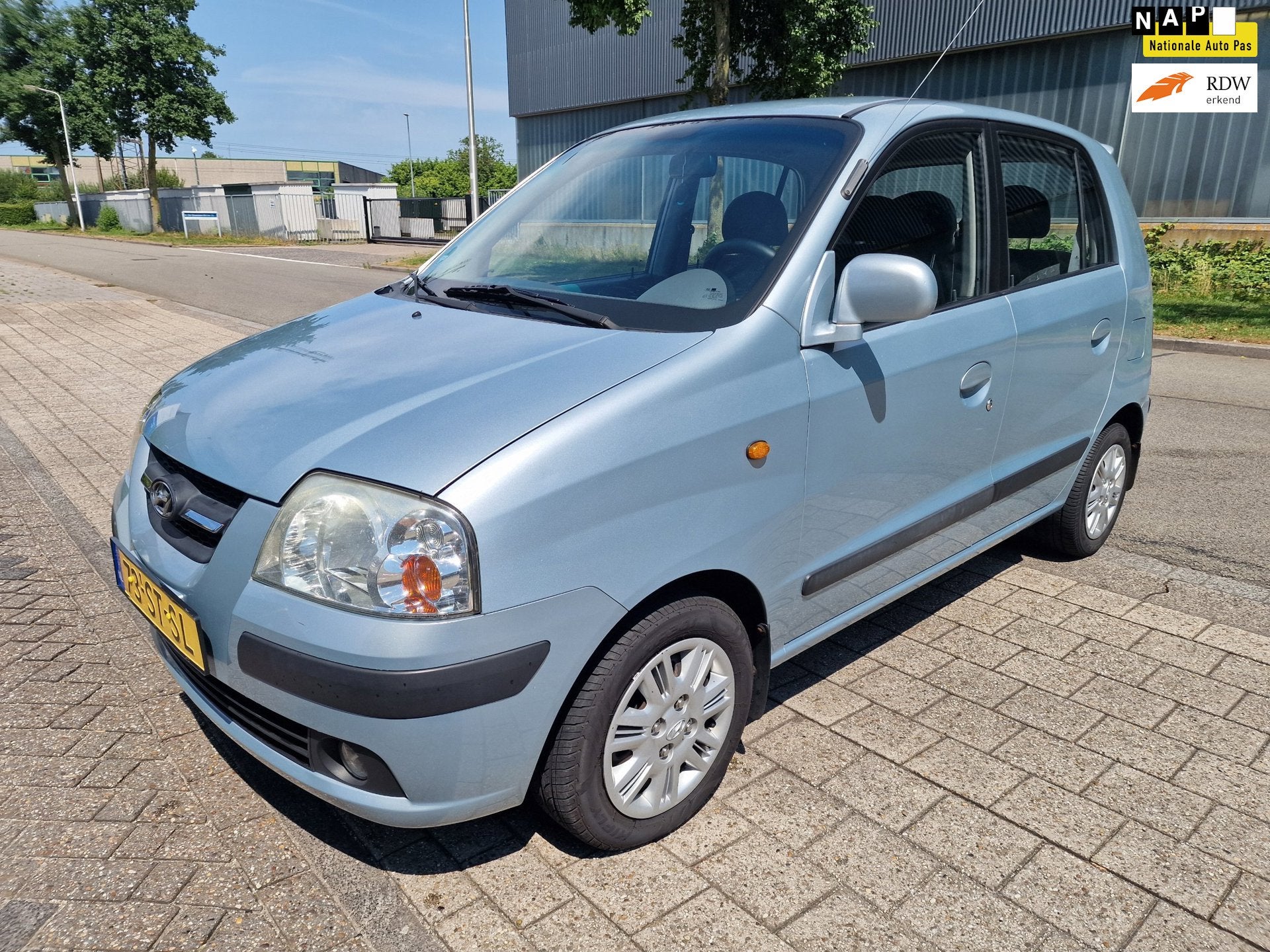 Hyundai Atos 1.1i Dynamic Cool, Apk, Nap, Zeer netjes Inruil, Voorwielaandrijving, Stof, 31 €/maand, 4 cilinders