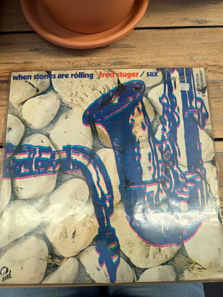 Fred Stuger / Sax - When Stones Are Rolling LP (Stereo/Mono), Gebruikt, Originele persing, Ophalen of Verzenden, 1970 - 1979
