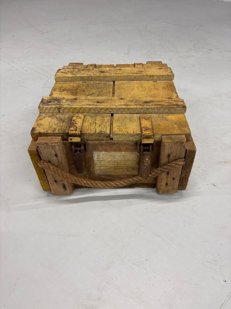 Originele Franse munitiekist WO1 - Uniek verzamelobject, Ophalen, Minder dan 50 cm, Gebruikt, Minder dan 50 cm