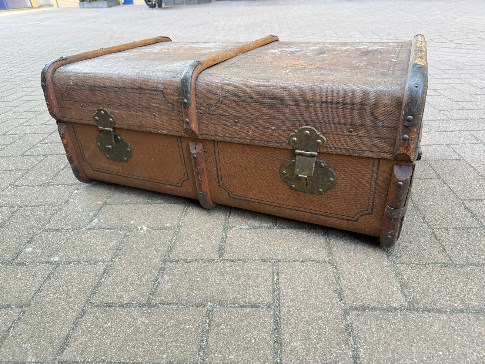 Antieke Koffer/Reiskist - Vintage Decoratie, Ophalen