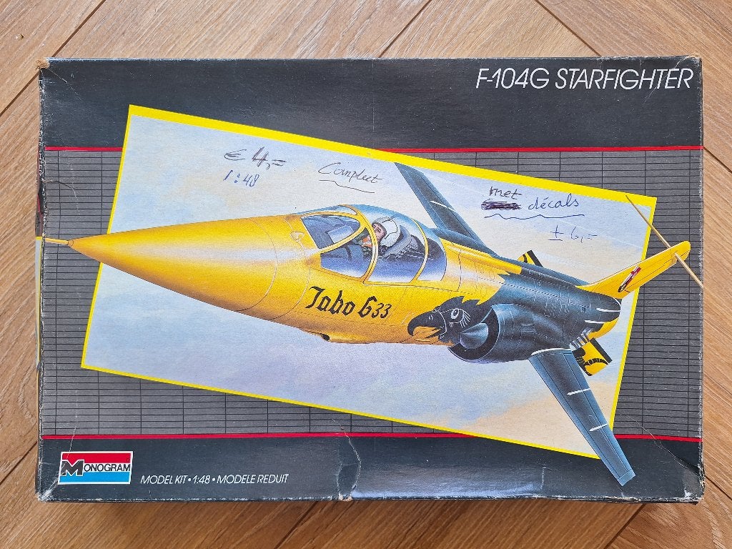 1:48 / 1/48 Monogram F-104G Starfighter, Overige merken, Ophalen of Verzenden, Zo goed als nieuw, Groter dan 1:72