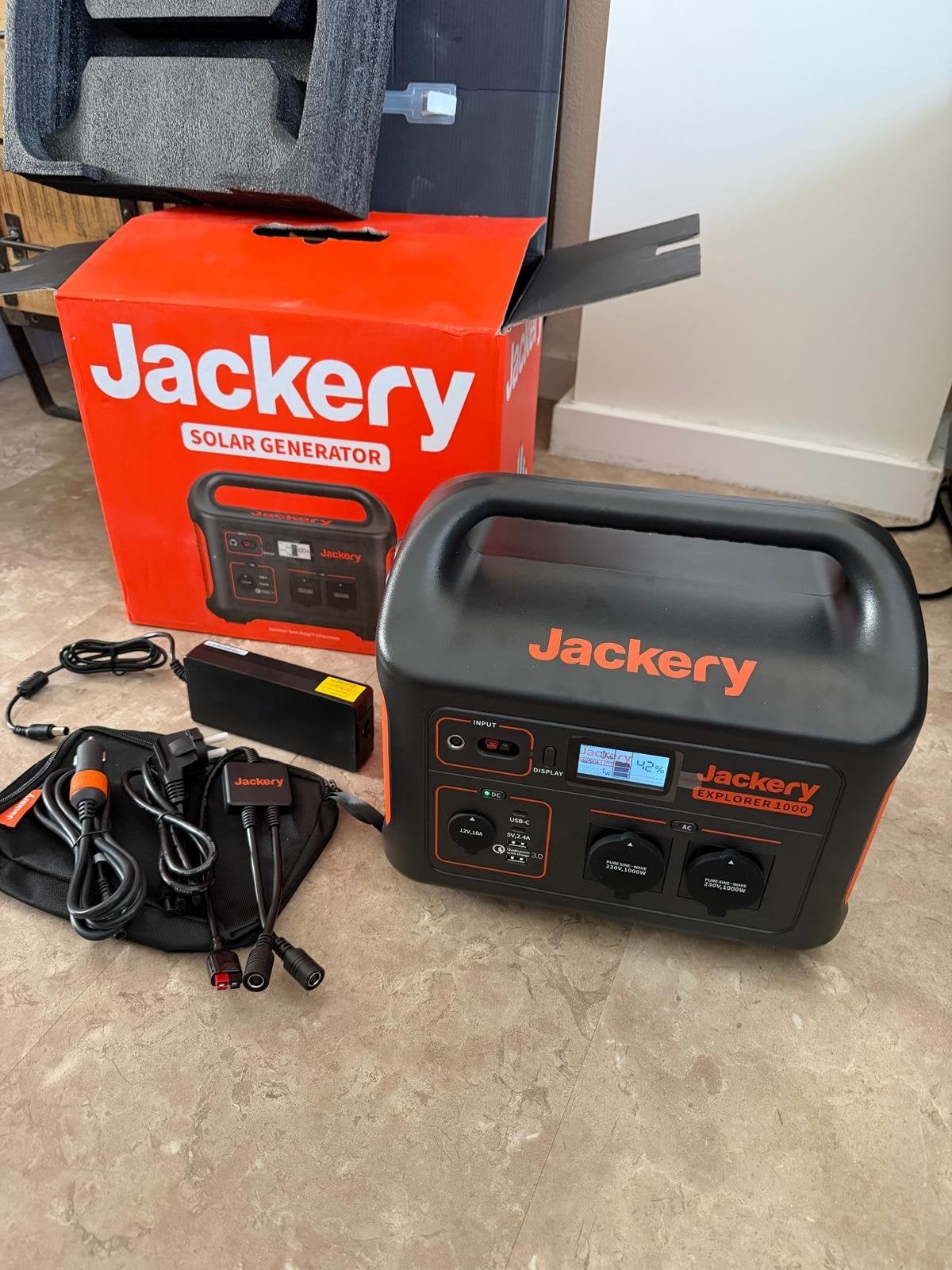 Jackery Explorer 1000 Draagbare Power Station, Elektrisch startend, Overige typen, Nieuw, Ophalen of Verzenden