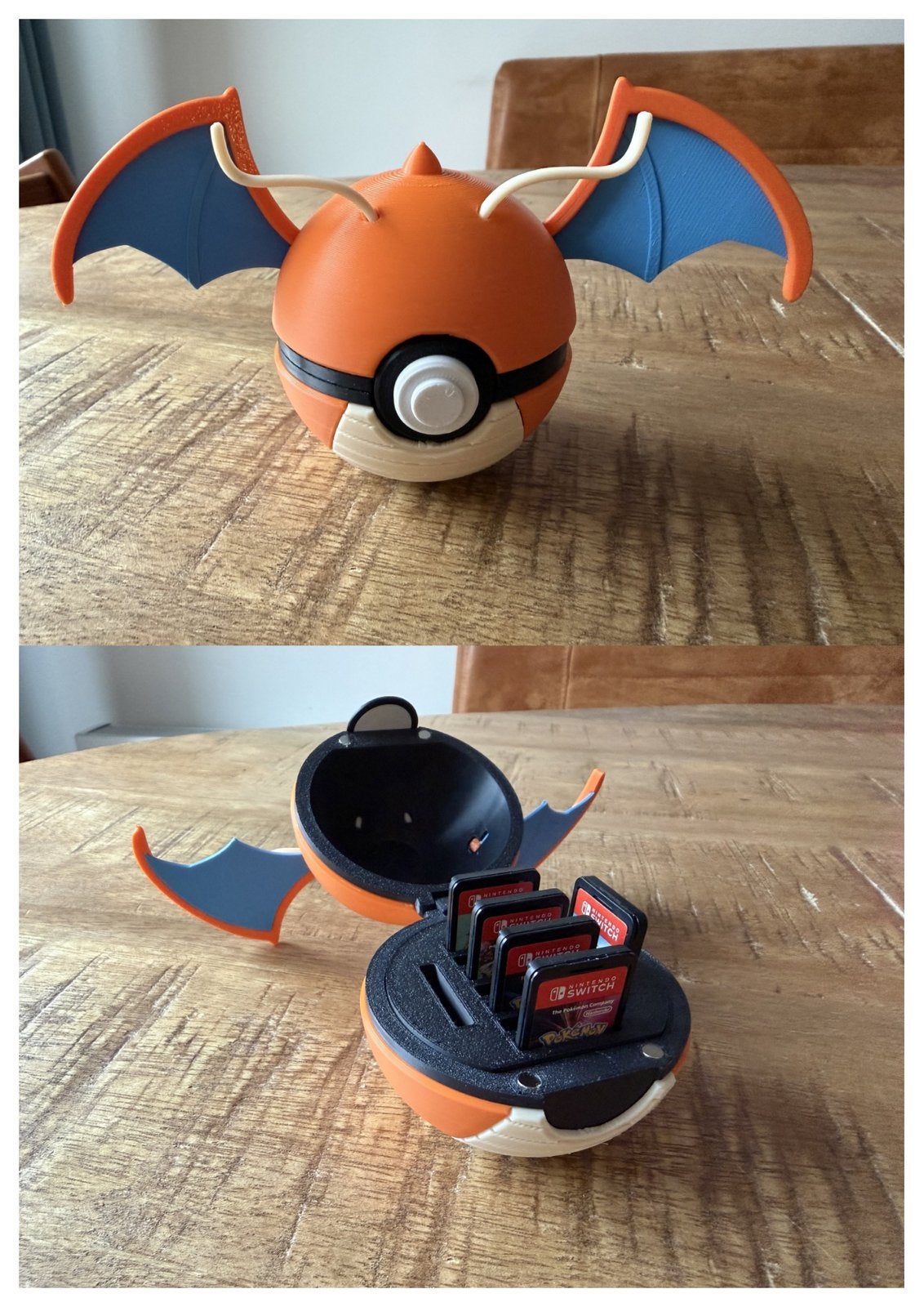 Dragonite pokeball switch gamekaart houder Op=Op, Ophalen of Verzenden, Nieuw, Nintendo, Hoesje