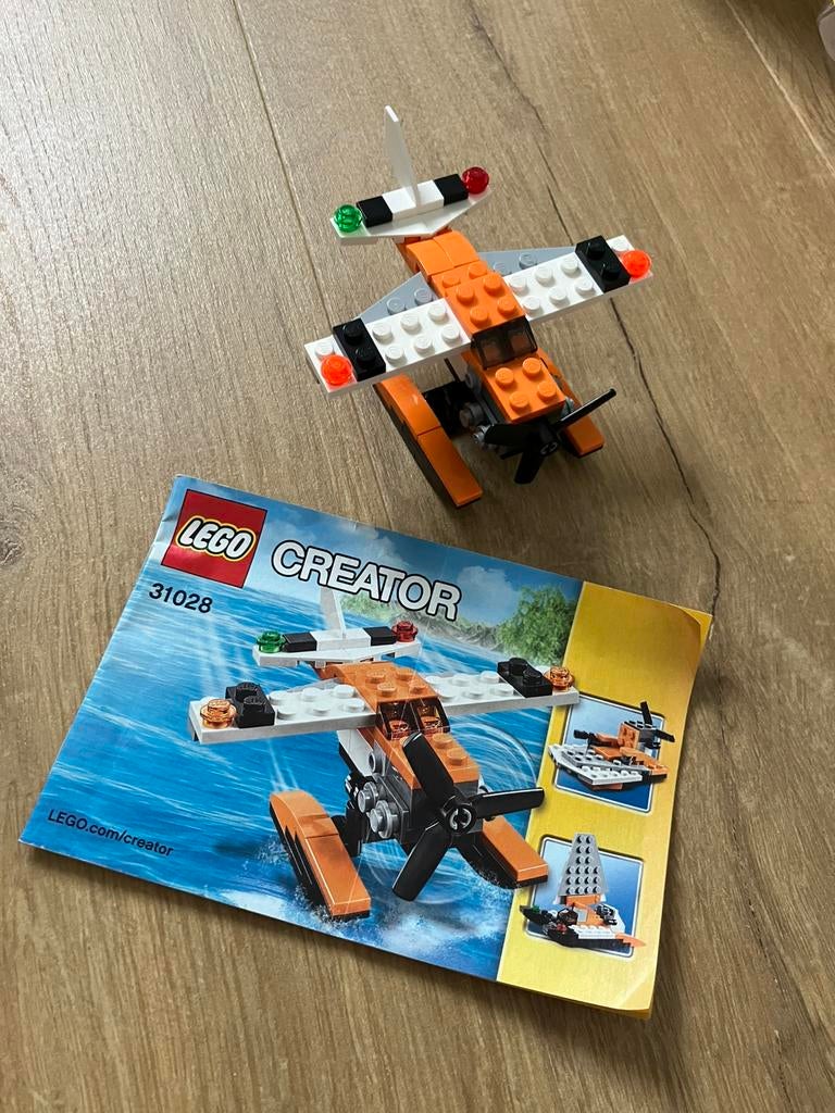 Lego creator 3in1 watervliegtuig 31028, Lego, Ophalen of Verzenden, Zo goed als nieuw, Compleet