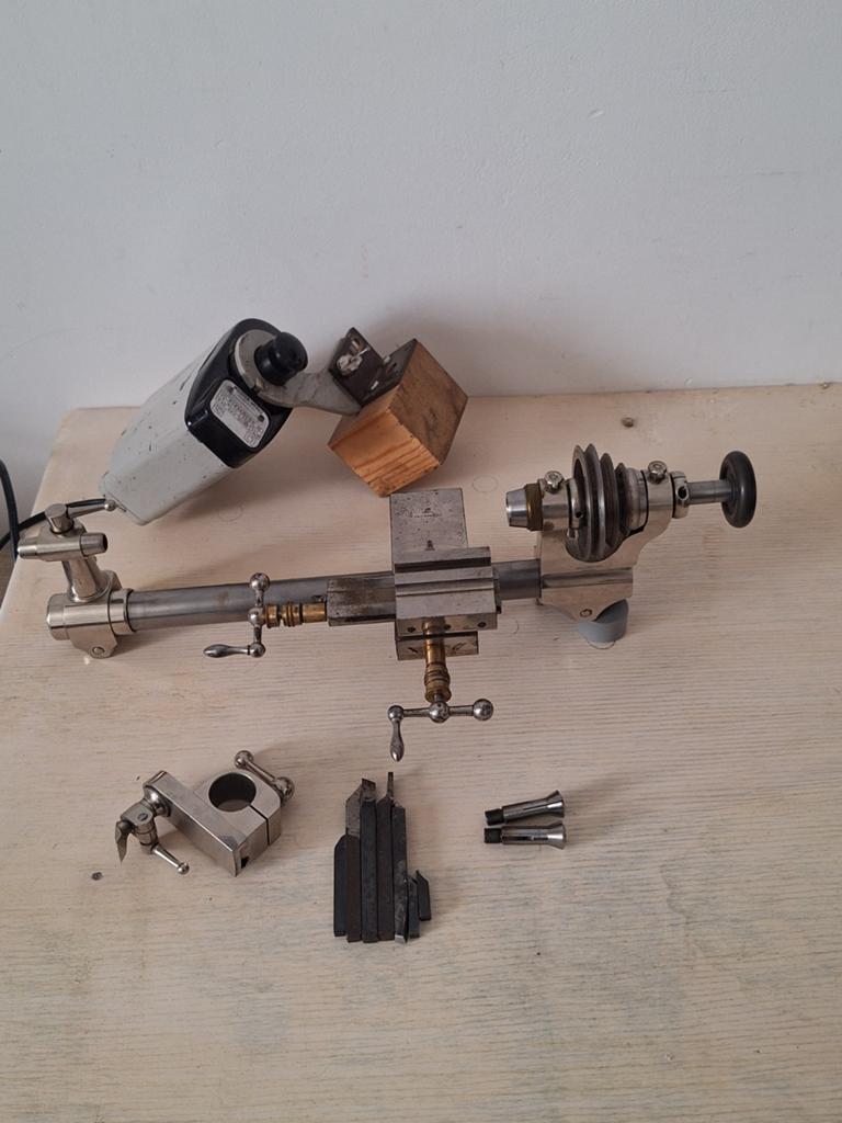 Linkse Lorch horlogemakersdraaibank 8MM, Ophalen of Verzenden, Zo goed als nieuw, Metaaldraaibank