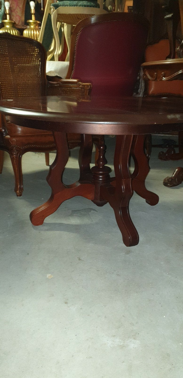 Klassieke Noten Chippendale Salontafel, Ophalen
