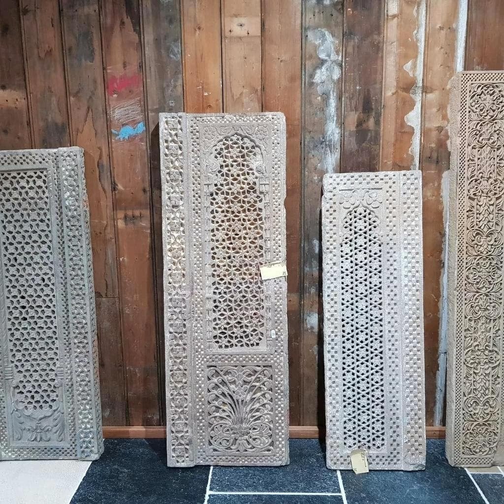 Antieke historische jali panelen en zuilen pilaren!, Ophalen of Verzenden