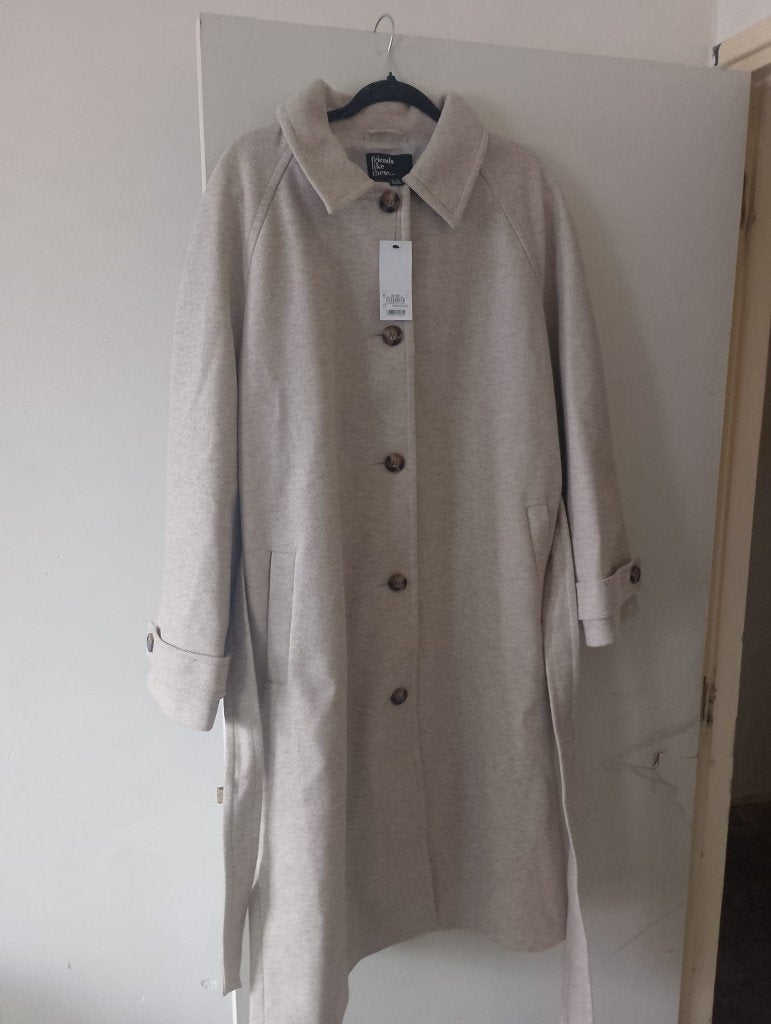 Dames trench coat, Beige, Maat 42/44 (L), Ophalen of Verzenden, Zo goed als nieuw