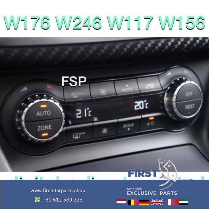 Climatronic display MB W176 A W246 B W117 CLA W156 GLA airco