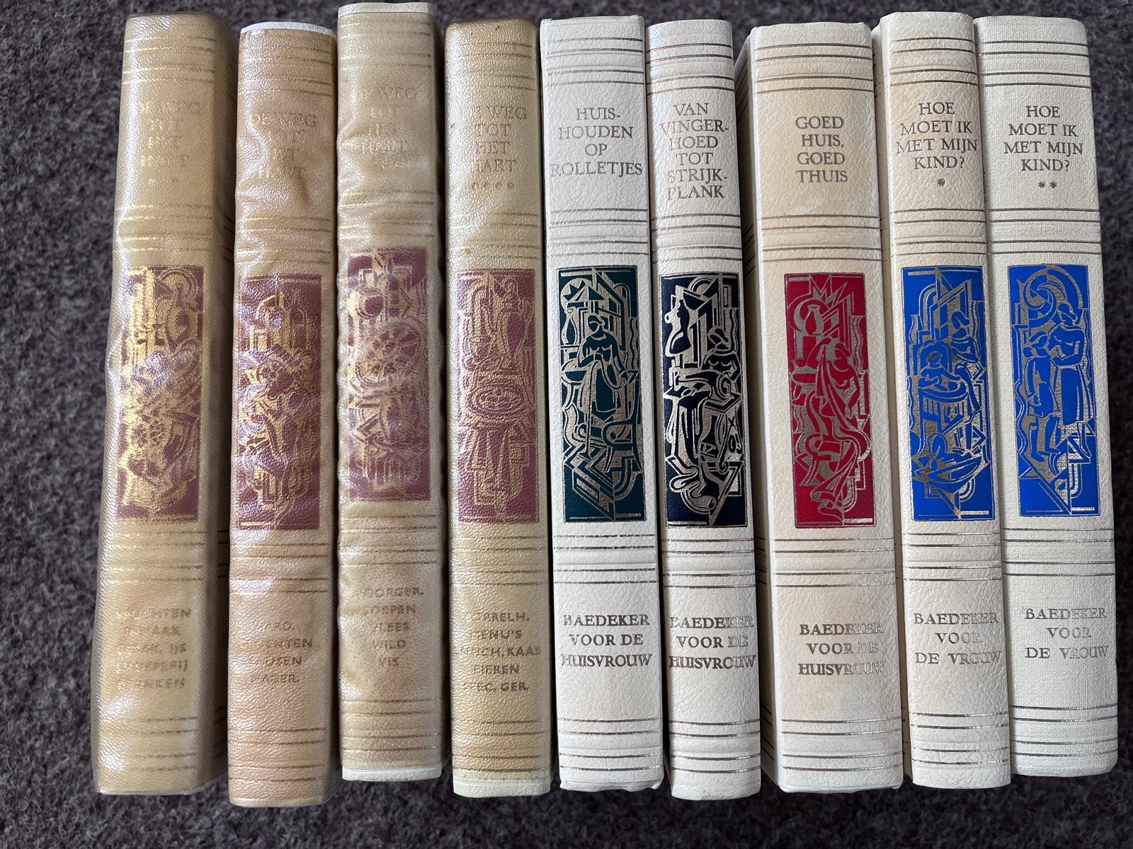Baedeker voor de Huisvrouw - Complete serie van 8 boeken, Boeken, Ophalen, Gelezen, Nederland