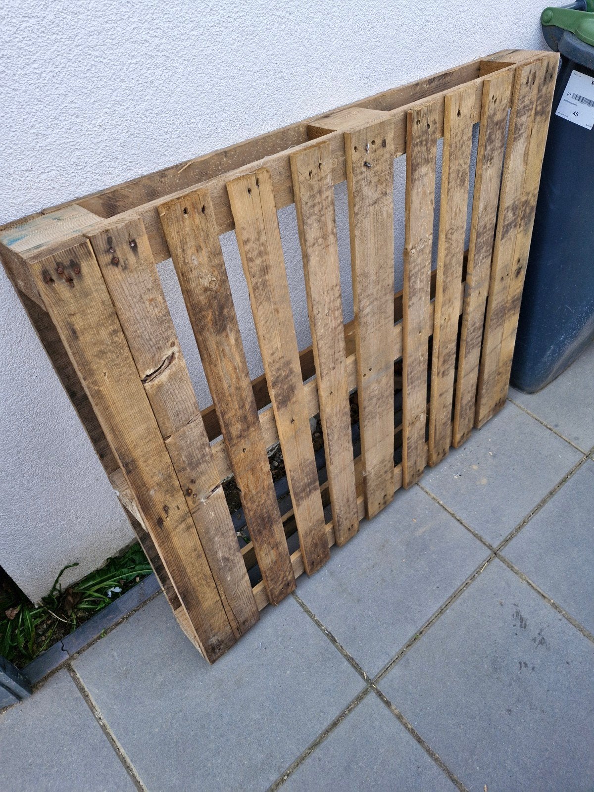 2 pallets gratis ophalen, Ophalen, Gebruikt, 50 mm of meer, Pallet