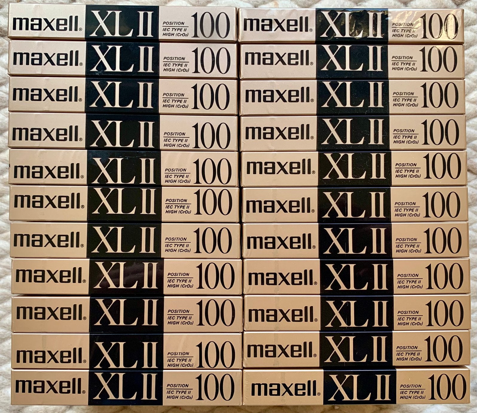 NOS Maxell XLII-100 1988 cassettebanden XLII100 XLII 100 OVP, 2 t/m 25 bandjes, Ophalen of Verzenden, Maxell, Nieuw in verpakking