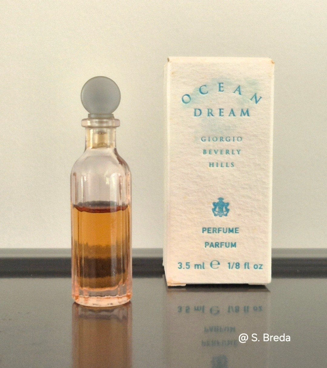 Giorgio Beverly Hills - Ocean Dream - Pure Parfum miniatuur, Verzamelen, Parfumverzamelingen, Ophalen of Verzenden, Zo goed als nieuw