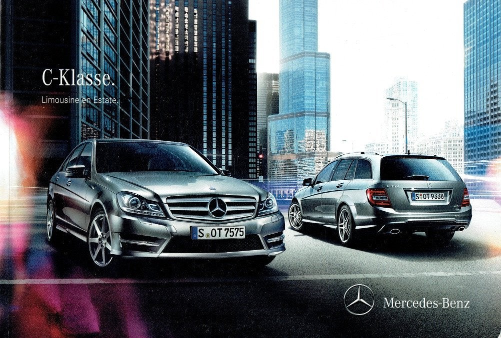 Folder Mercedes-Benz C-klasse Limousine & Estate (2012), Verzenden, Gelezen, Mercedes