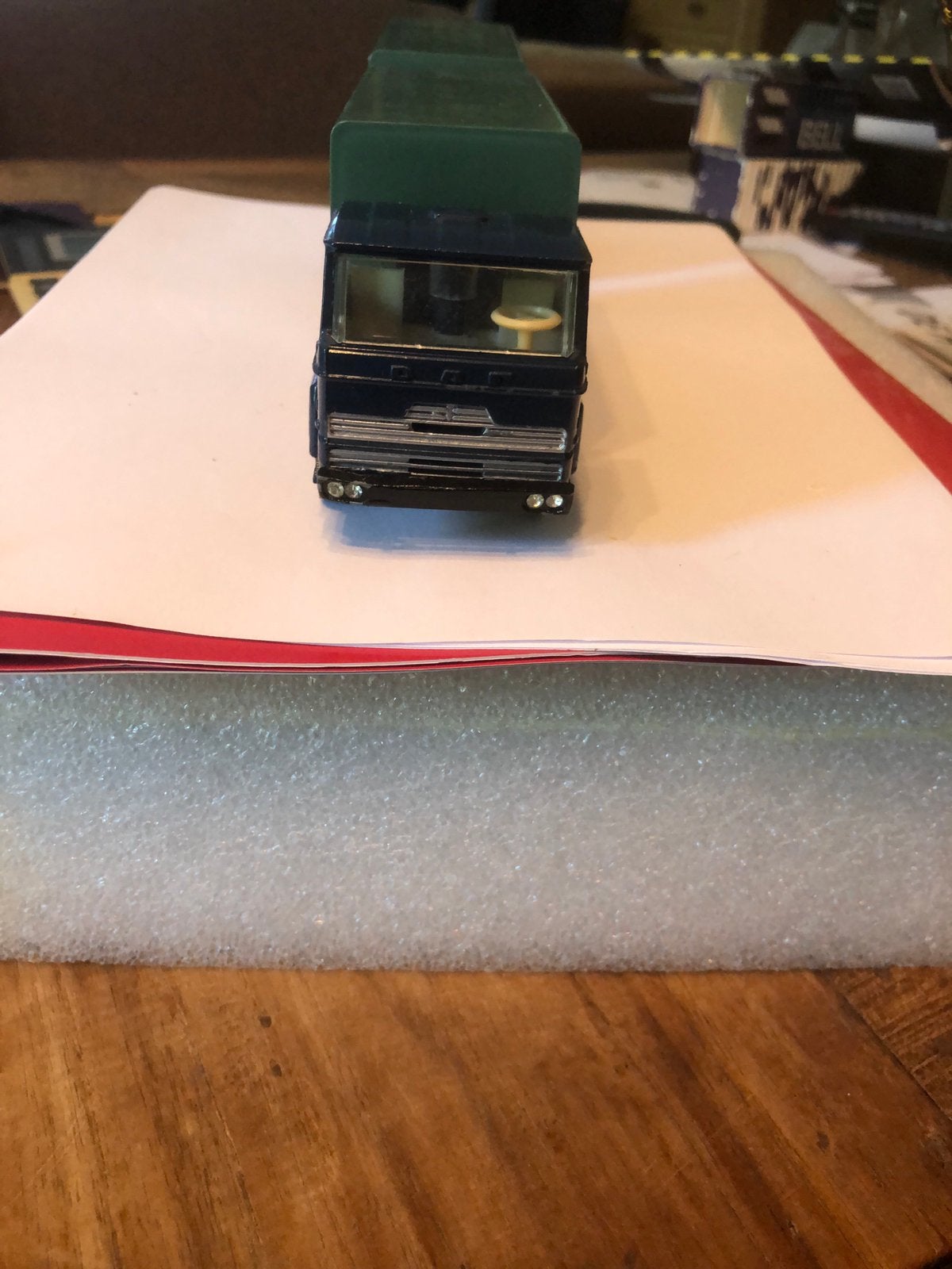 LION CAR DAF KANTELCABINE A&O LEVENSMIDDELEN nu van 67.50, Ophalen of Verzenden, Zo goed als nieuw, Bus of Vrachtwagen, Lion Toys
